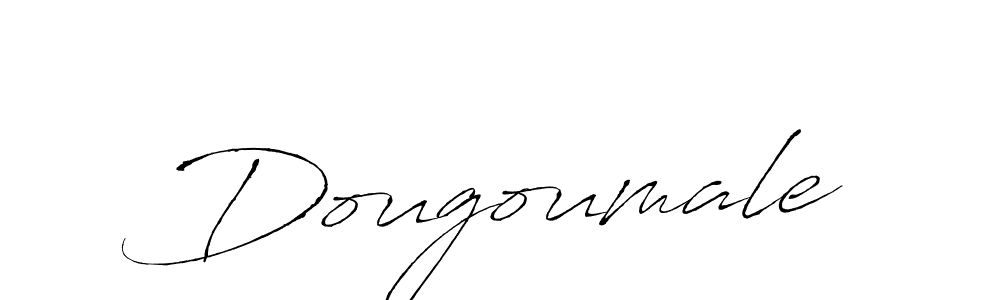 How to make Dougoumale name signature. Use Antro_Vectra style for creating short signs online. This is the latest handwritten sign. Dougoumale signature style 6 images and pictures png