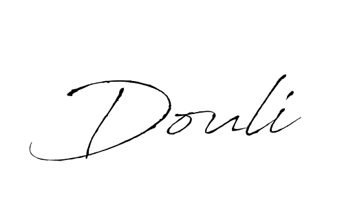 Use a signature maker to create a handwritten signature online. With this signature software, you can design (Antro_Vectra) your own signature for name Douli. Douli signature style 6 images and pictures png