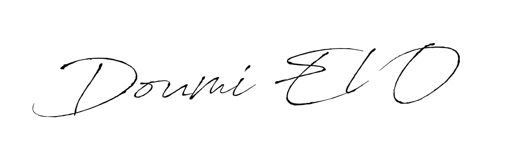 Similarly Antro_Vectra is the best handwritten signature design. Signature creator online .You can use it as an online autograph creator for name Doumi El O. Doumi El O signature style 6 images and pictures png