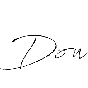 Best and Professional Signature Style for Dow. Antro_Vectra Best Signature Style Collection. Dow signature style 6 images and pictures png