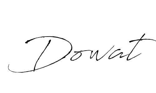 if you are searching for the best signature style for your name Dowat. so please give up your signature search. here we have designed multiple signature styles  using Antro_Vectra. Dowat signature style 6 images and pictures png