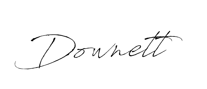 Design your own signature with our free online signature maker. With this signature software, you can create a handwritten (Antro_Vectra) signature for name Downett. Downett signature style 6 images and pictures png