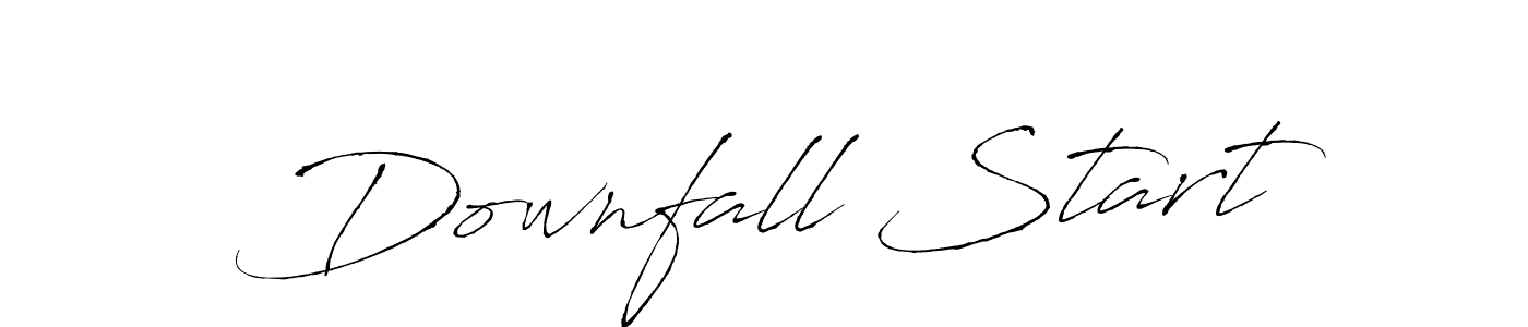 Similarly Antro_Vectra is the best handwritten signature design. Signature creator online .You can use it as an online autograph creator for name Downfall Start. Downfall Start signature style 6 images and pictures png