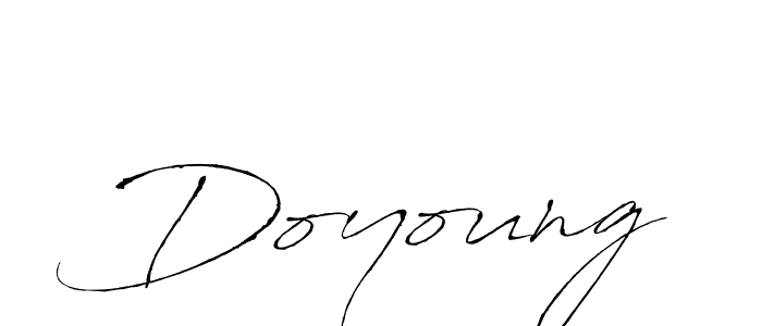 The best way (Antro_Vectra) to make a short signature is to pick only two or three words in your name. The name Doyoung include a total of six letters. For converting this name. Doyoung signature style 6 images and pictures png