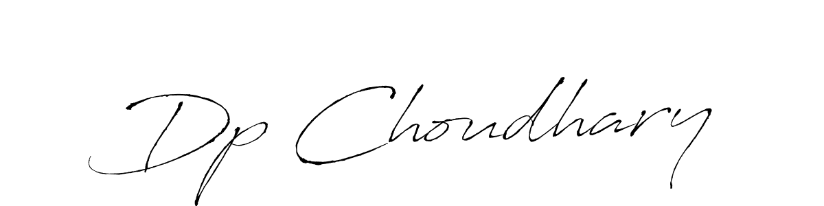 Use a signature maker to create a handwritten signature online. With this signature software, you can design (Antro_Vectra) your own signature for name Dp Choudhary. Dp Choudhary signature style 6 images and pictures png