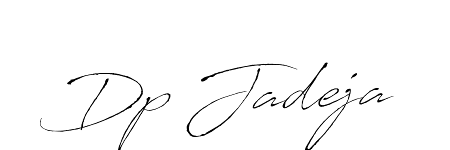 How to make Dp Jadeja name signature. Use Antro_Vectra style for creating short signs online. This is the latest handwritten sign. Dp Jadeja signature style 6 images and pictures png