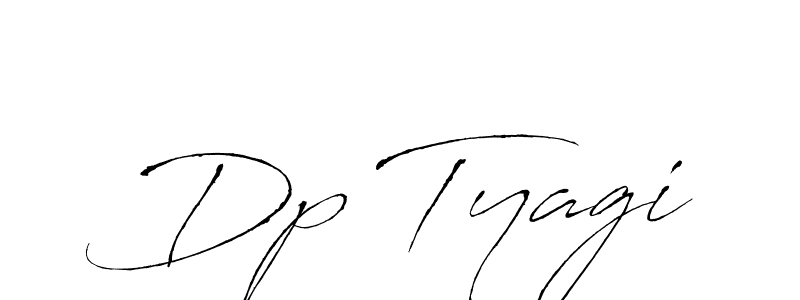 Dp Tyagi stylish signature style. Best Handwritten Sign (Antro_Vectra) for my name. Handwritten Signature Collection Ideas for my name Dp Tyagi. Dp Tyagi signature style 6 images and pictures png