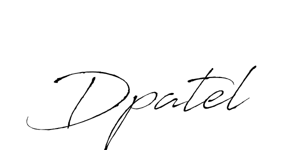 The best way (Antro_Vectra) to make a short signature is to pick only two or three words in your name. The name Dpatel include a total of six letters. For converting this name. Dpatel signature style 6 images and pictures png