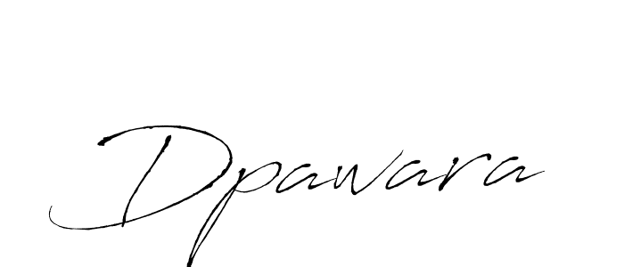 How to make Dpawara signature? Antro_Vectra is a professional autograph style. Create handwritten signature for Dpawara name. Dpawara signature style 6 images and pictures png