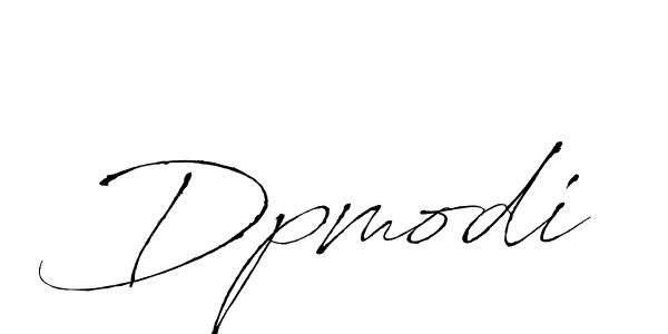 Use a signature maker to create a handwritten signature online. With this signature software, you can design (Antro_Vectra) your own signature for name Dpmodi. Dpmodi signature style 6 images and pictures png