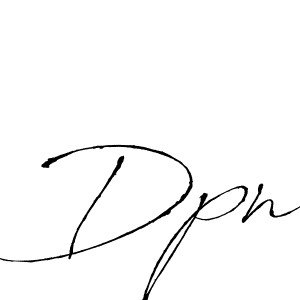 Design your own signature with our free online signature maker. With this signature software, you can create a handwritten (Antro_Vectra) signature for name Dpn. Dpn signature style 6 images and pictures png