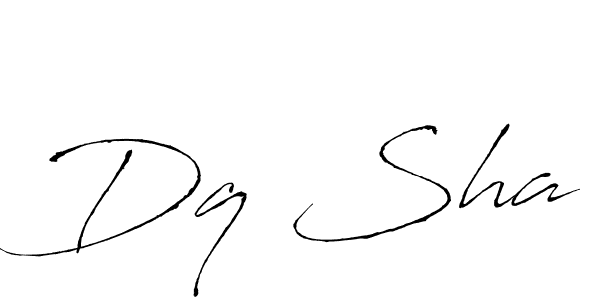 Use a signature maker to create a handwritten signature online. With this signature software, you can design (Antro_Vectra) your own signature for name Dq Sha. Dq Sha signature style 6 images and pictures png