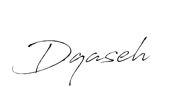 Make a beautiful signature design for name Dqaseh. With this signature (Antro_Vectra) style, you can create a handwritten signature for free. Dqaseh signature style 6 images and pictures png