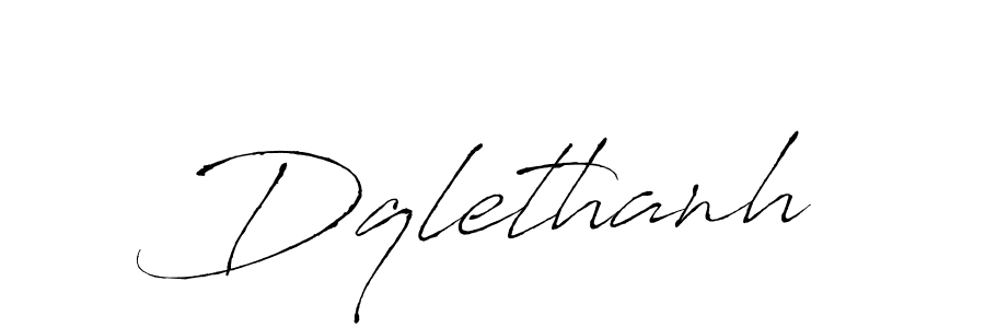 This is the best signature style for the Dqlethanh name. Also you like these signature font (Antro_Vectra). Mix name signature. Dqlethanh signature style 6 images and pictures png