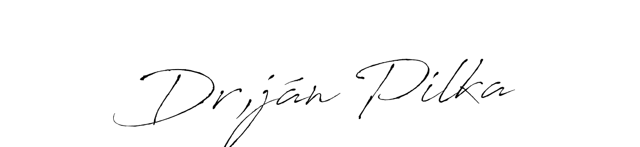 How to Draw Dr,ján Pilka signature style? Antro_Vectra is a latest design signature styles for name Dr,ján Pilka. Dr,ján Pilka signature style 6 images and pictures png