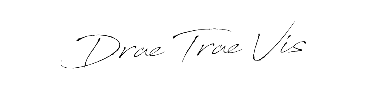 How to make Dræ Træ Vis name signature. Use Antro_Vectra style for creating short signs online. This is the latest handwritten sign. Dræ Træ Vis signature style 6 images and pictures png