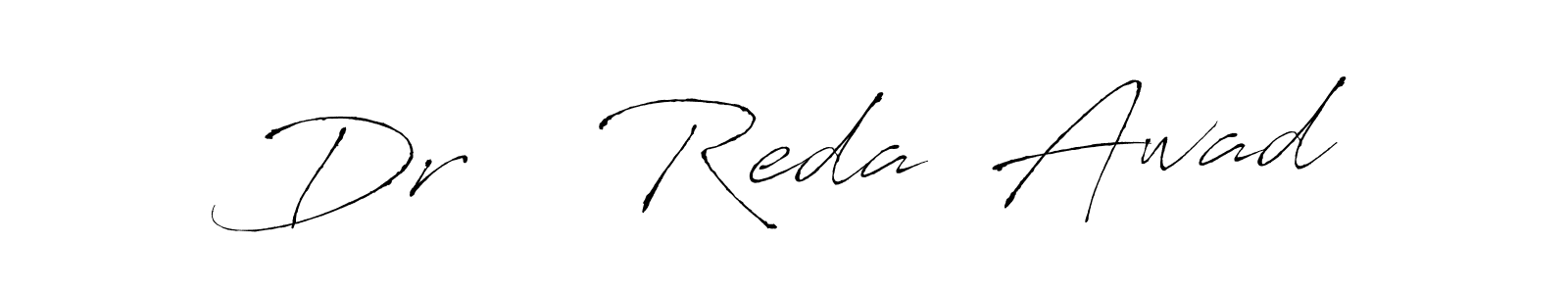 Similarly Antro_Vectra is the best handwritten signature design. Signature creator online .You can use it as an online autograph creator for name Dr    Reda  Awad. Dr    Reda  Awad signature style 6 images and pictures png