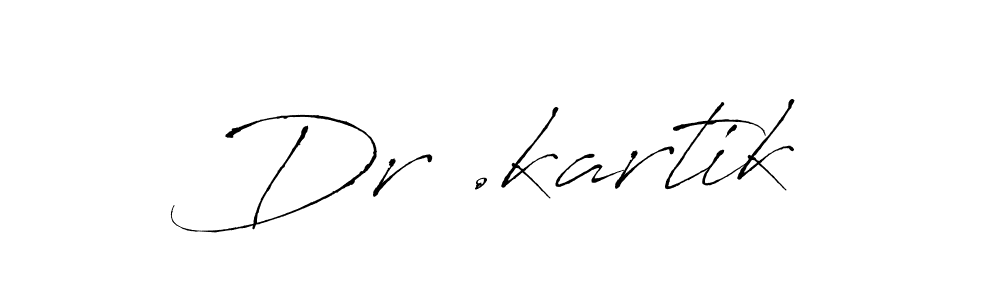 Make a beautiful signature design for name Dr .kartik. Use this online signature maker to create a handwritten signature for free. Dr .kartik signature style 6 images and pictures png