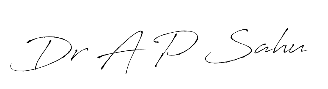 Make a beautiful signature design for name Dr A P Sahu. Use this online signature maker to create a handwritten signature for free. Dr A P Sahu signature style 6 images and pictures png