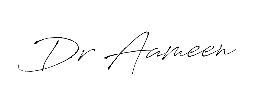 Dr Aameen stylish signature style. Best Handwritten Sign (Antro_Vectra) for my name. Handwritten Signature Collection Ideas for my name Dr Aameen. Dr Aameen signature style 6 images and pictures png