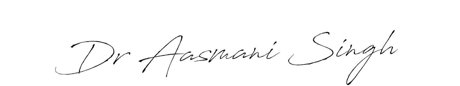 Make a beautiful signature design for name Dr Aasmani Singh. Use this online signature maker to create a handwritten signature for free. Dr Aasmani Singh signature style 6 images and pictures png