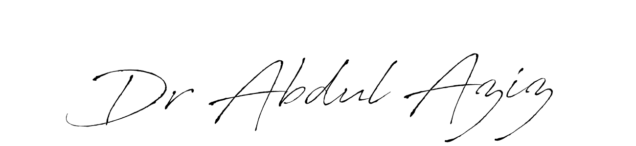 Antro_Vectra is a professional signature style that is perfect for those who want to add a touch of class to their signature. It is also a great choice for those who want to make their signature more unique. Get Dr Abdul Aziz name to fancy signature for free. Dr Abdul Aziz signature style 6 images and pictures png