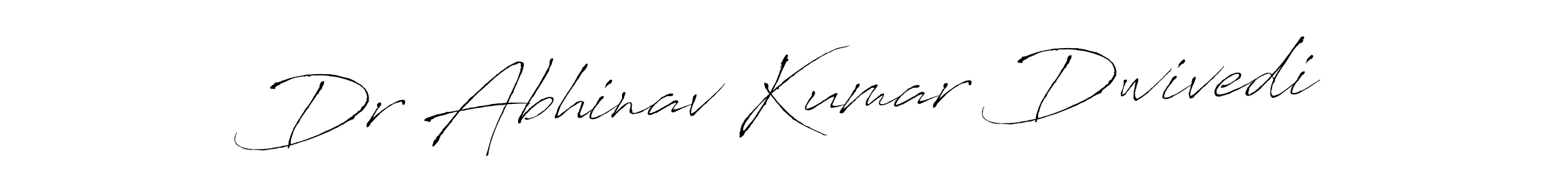 How to make Dr Abhinav Kumar Dwivedi name signature. Use Antro_Vectra style for creating short signs online. This is the latest handwritten sign. Dr Abhinav Kumar Dwivedi signature style 6 images and pictures png