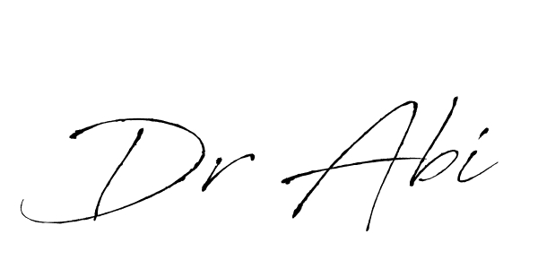 Create a beautiful signature design for name Dr Abi. With this signature (Antro_Vectra) fonts, you can make a handwritten signature for free. Dr Abi signature style 6 images and pictures png