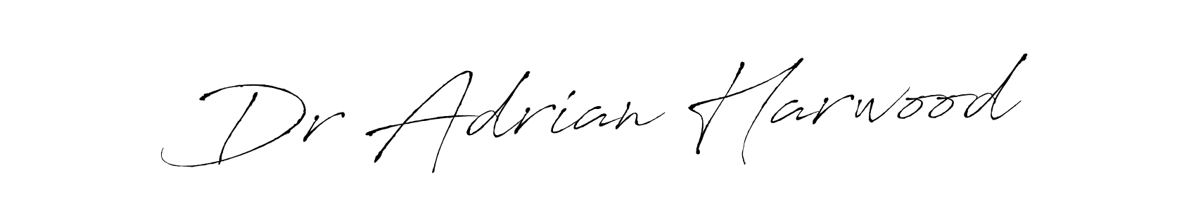 Design your own signature with our free online signature maker. With this signature software, you can create a handwritten (Antro_Vectra) signature for name Dr Adrian Harwood. Dr Adrian Harwood signature style 6 images and pictures png