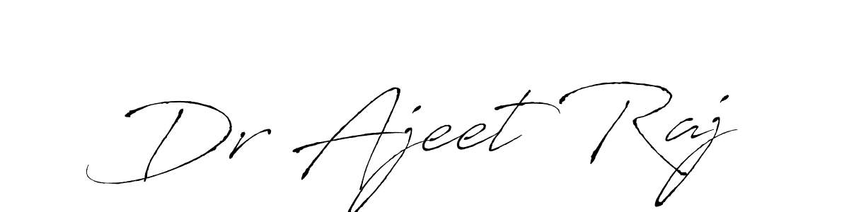 Also we have Dr Ajeet Raj name is the best signature style. Create professional handwritten signature collection using Antro_Vectra autograph style. Dr Ajeet Raj signature style 6 images and pictures png