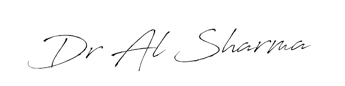 How to make Dr Al Sharma name signature. Use Antro_Vectra style for creating short signs online. This is the latest handwritten sign. Dr Al Sharma signature style 6 images and pictures png