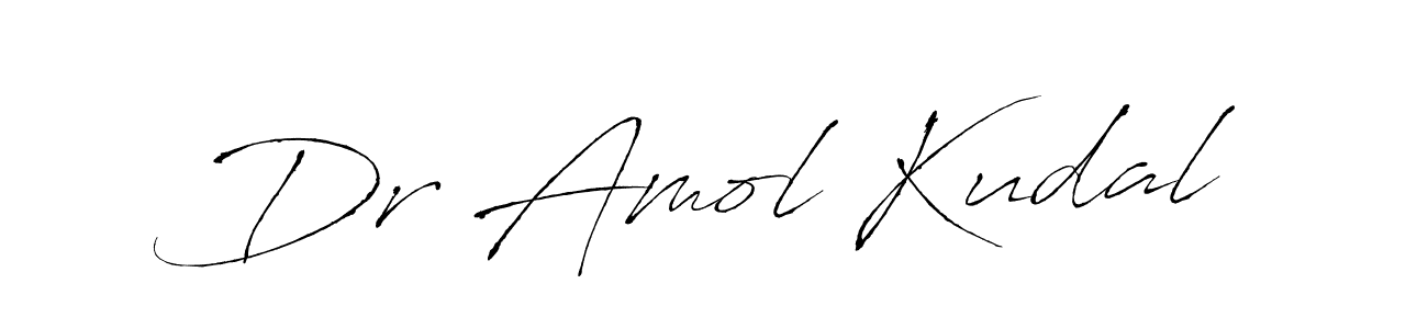 Create a beautiful signature design for name Dr Amol Kudal. With this signature (Antro_Vectra) fonts, you can make a handwritten signature for free. Dr Amol Kudal signature style 6 images and pictures png