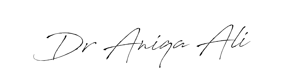 Also You can easily find your signature by using the search form. We will create Dr Aniqa Ali name handwritten signature images for you free of cost using Antro_Vectra sign style. Dr Aniqa Ali signature style 6 images and pictures png