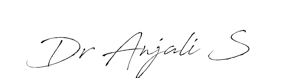 Use a signature maker to create a handwritten signature online. With this signature software, you can design (Antro_Vectra) your own signature for name Dr Anjali S. Dr Anjali S signature style 6 images and pictures png