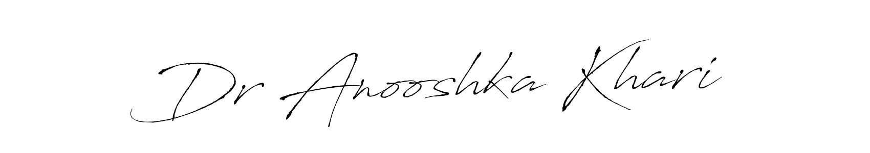 Also we have Dr Anooshka Khari name is the best signature style. Create professional handwritten signature collection using Antro_Vectra autograph style. Dr Anooshka Khari signature style 6 images and pictures png