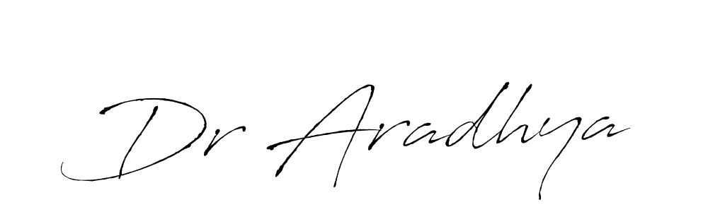 Antro_Vectra is a professional signature style that is perfect for those who want to add a touch of class to their signature. It is also a great choice for those who want to make their signature more unique. Get Dr Aradhya name to fancy signature for free. Dr Aradhya signature style 6 images and pictures png