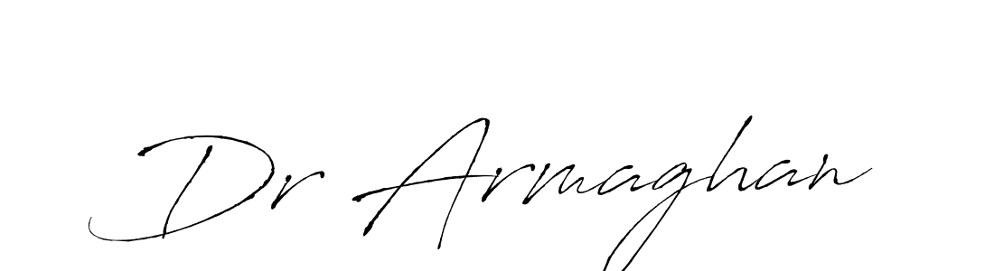 Create a beautiful signature design for name Dr Armaghan. With this signature (Antro_Vectra) fonts, you can make a handwritten signature for free. Dr Armaghan signature style 6 images and pictures png