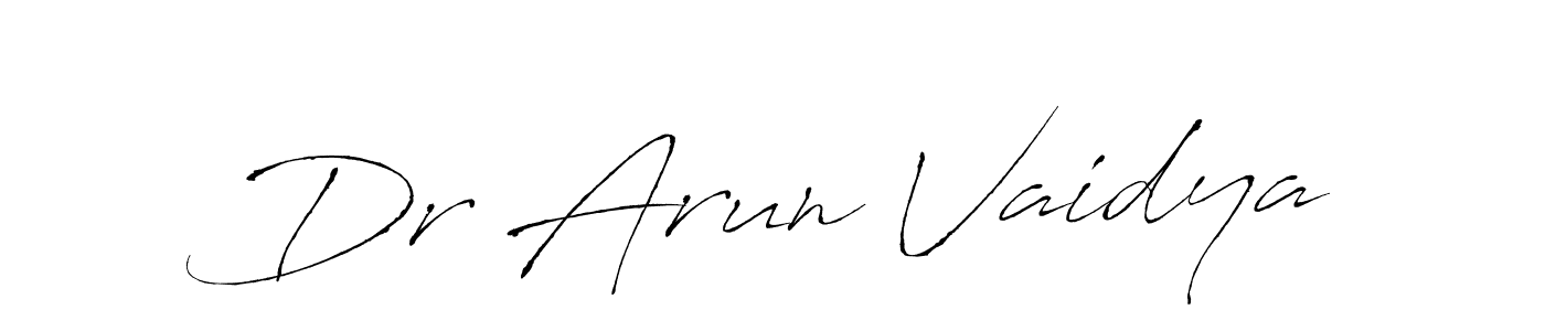 Also You can easily find your signature by using the search form. We will create Dr Arun Vaidya name handwritten signature images for you free of cost using Antro_Vectra sign style. Dr Arun Vaidya signature style 6 images and pictures png