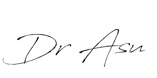 Make a beautiful signature design for name Dr Asu. With this signature (Antro_Vectra) style, you can create a handwritten signature for free. Dr Asu signature style 6 images and pictures png