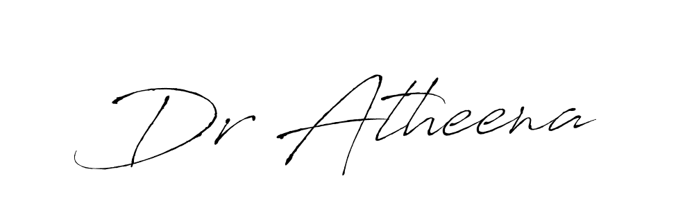 Use a signature maker to create a handwritten signature online. With this signature software, you can design (Antro_Vectra) your own signature for name Dr Atheena. Dr Atheena signature style 6 images and pictures png