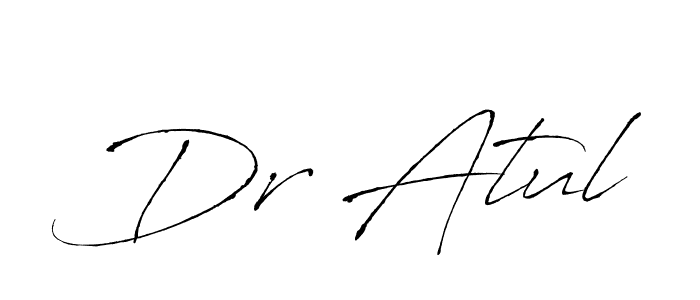 The best way (Antro_Vectra) to make a short signature is to pick only two or three words in your name. The name Dr Atul include a total of six letters. For converting this name. Dr Atul signature style 6 images and pictures png