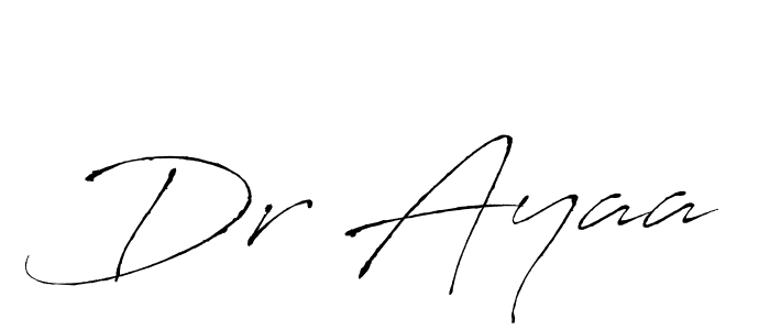 How to make Dr Ayaa signature? Antro_Vectra is a professional autograph style. Create handwritten signature for Dr Ayaa name. Dr Ayaa signature style 6 images and pictures png