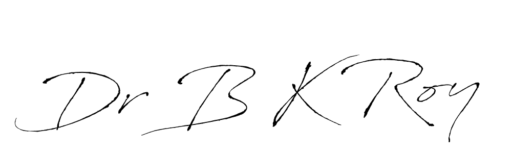 Antro_Vectra is a professional signature style that is perfect for those who want to add a touch of class to their signature. It is also a great choice for those who want to make their signature more unique. Get Dr B K Roy name to fancy signature for free. Dr B K Roy signature style 6 images and pictures png