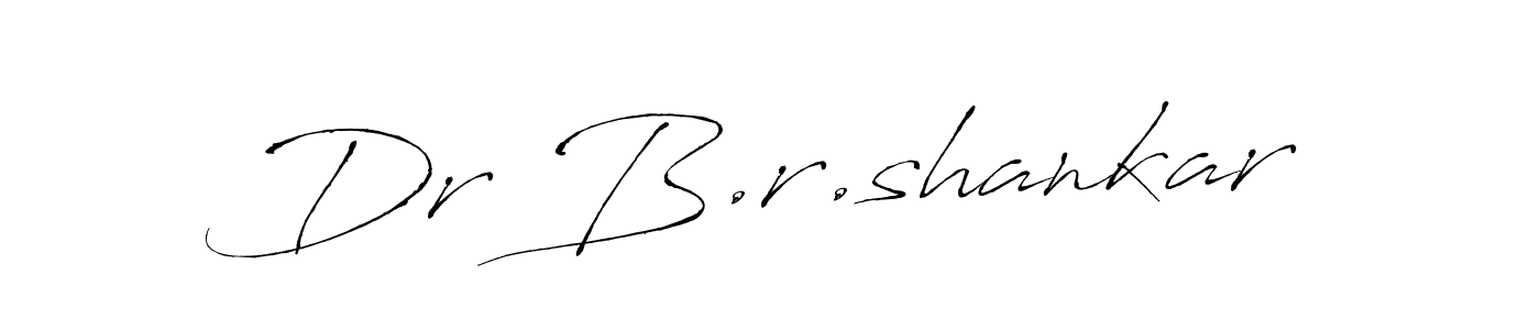 You should practise on your own different ways (Antro_Vectra) to write your name (Dr B.r.shankar) in signature. don't let someone else do it for you. Dr B.r.shankar signature style 6 images and pictures png