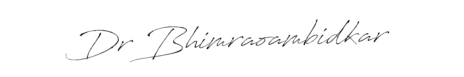 Create a beautiful signature design for name Dr Bhimraoambidkar. With this signature (Antro_Vectra) fonts, you can make a handwritten signature for free. Dr Bhimraoambidkar signature style 6 images and pictures png