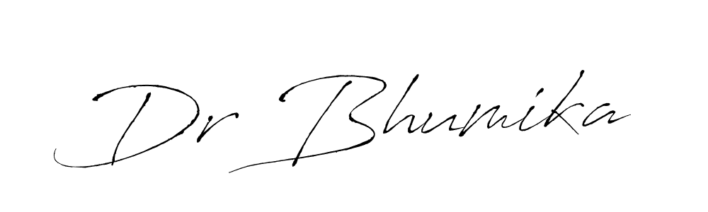 It looks lik you need a new signature style for name Dr Bhumika. Design unique handwritten (Antro_Vectra) signature with our free signature maker in just a few clicks. Dr Bhumika signature style 6 images and pictures png