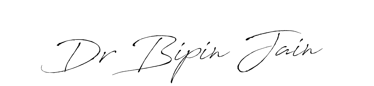 Create a beautiful signature design for name Dr Bipin Jain. With this signature (Antro_Vectra) fonts, you can make a handwritten signature for free. Dr Bipin Jain signature style 6 images and pictures png