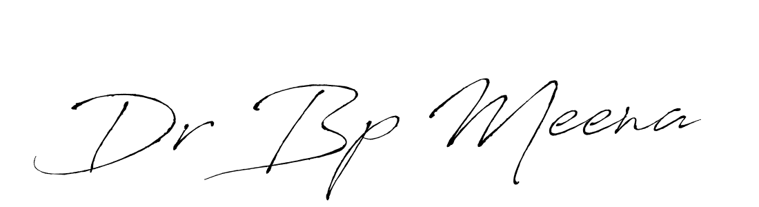How to make Dr Bp Meena name signature. Use Antro_Vectra style for creating short signs online. This is the latest handwritten sign. Dr Bp Meena signature style 6 images and pictures png