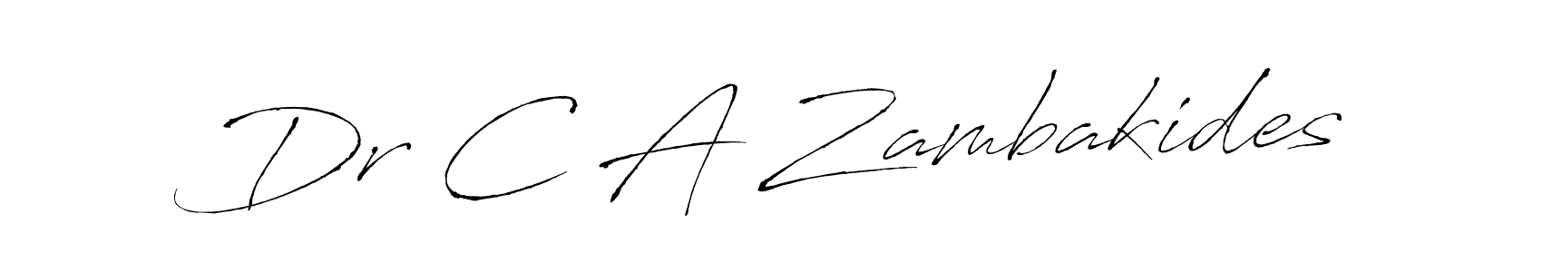 Make a beautiful signature design for name Dr C A Zambakides. Use this online signature maker to create a handwritten signature for free. Dr C A Zambakides signature style 6 images and pictures png