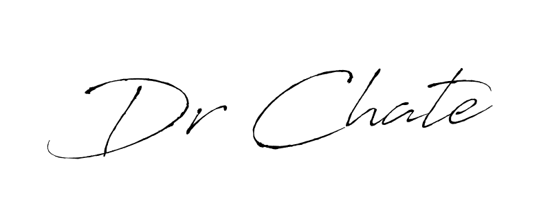 How to make Dr Chate signature? Antro_Vectra is a professional autograph style. Create handwritten signature for Dr Chate name. Dr Chate signature style 6 images and pictures png